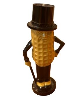 HTF Vtg Planters Mr. Peanut Pepper Shaker Made in USA Plastic 50s
